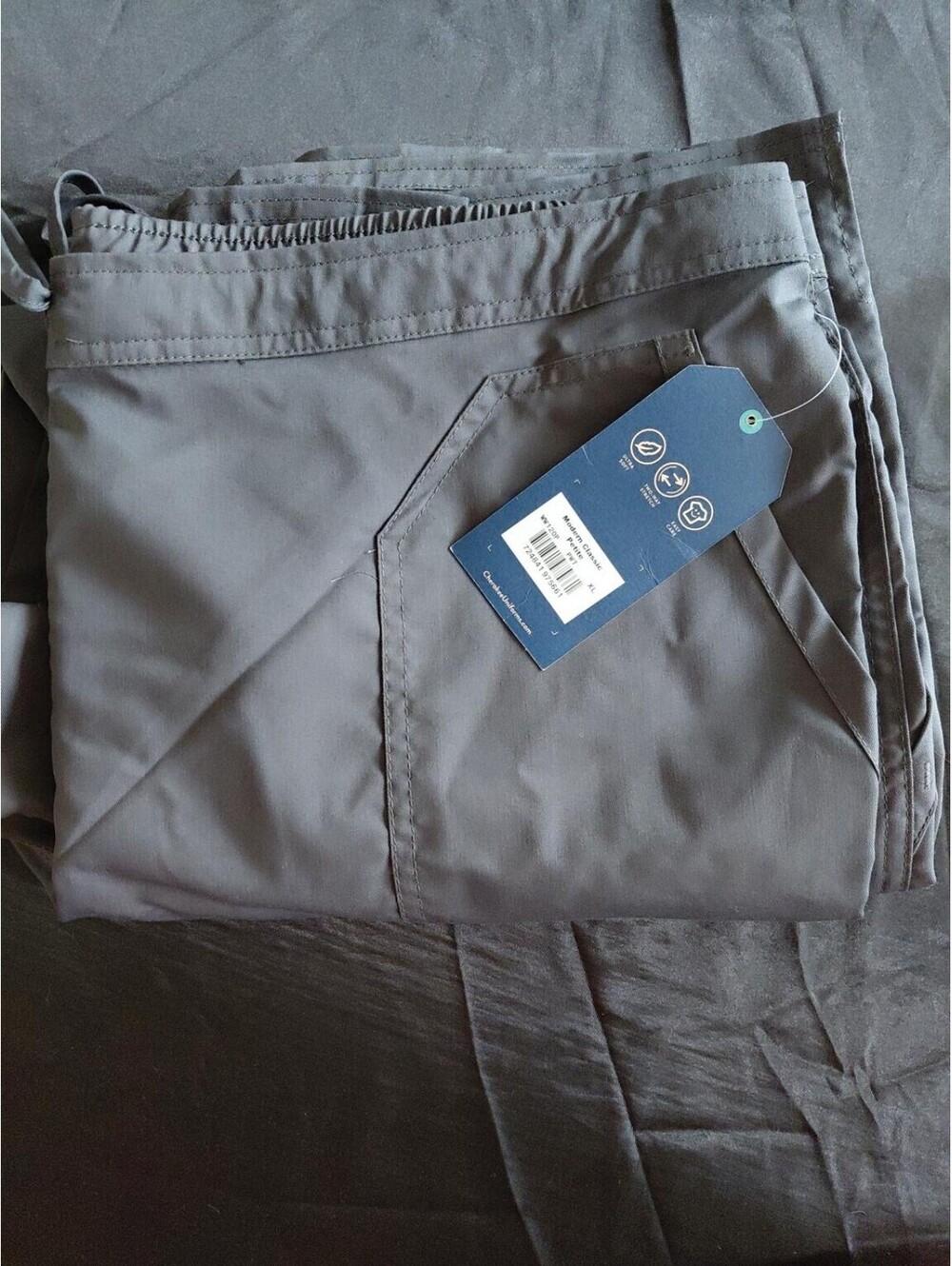 Cherokee WW120P Womens Scrub Pants XL Petite Pewter New With Tags